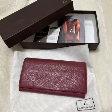 츠치야 가방 쿠라테 장지갑 포켓 롱 지갑 소가죽 일본제