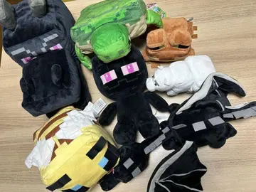 마인크래프트 봉제 인형 묶음 판매 7종 세트