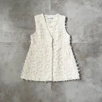 LOUNIE 루니 컷 자카드 베스트