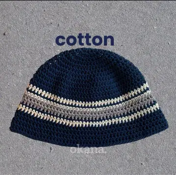 navy40 크러셔 모자 크로셰 모자 핸드메이드 비니