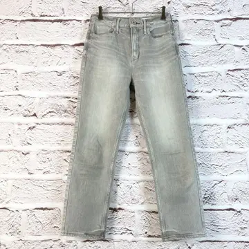 r127 upper hights 라이트 그레이 스트레이트 데님