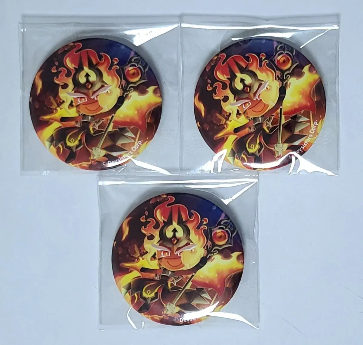 Bulk) Cookie Run Kingdom Fire Spirit Cookie Skin Pin Button Can Badge Maple Shop Fire Spirit