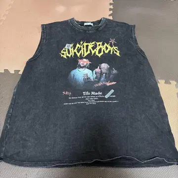 SUICIDEBOYS 그래픽 탱크탑 XL 블랙