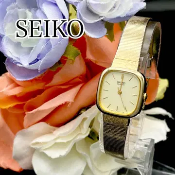 작동 손목시계 SEIKO 세이코 여성용 새상품 배터리 골드 E11