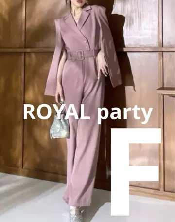 새상품급 ROYAL PARTY 벨트 포함 케이프풍 올인원