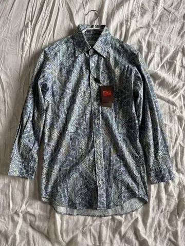 ETRO 페이즐리 무늬 긴팔 셔츠 S