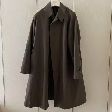 정가 20만 엔 CARUSO ZERO COAT 46 코트 카키