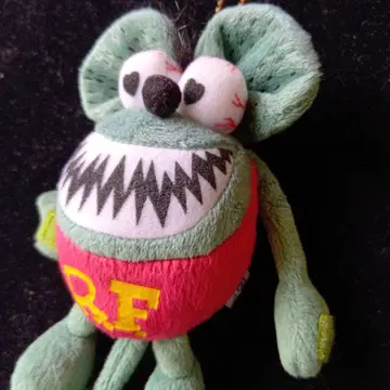 지금은 초레어! Rat Fink 라브라트 봉제 인형/문 아이즈