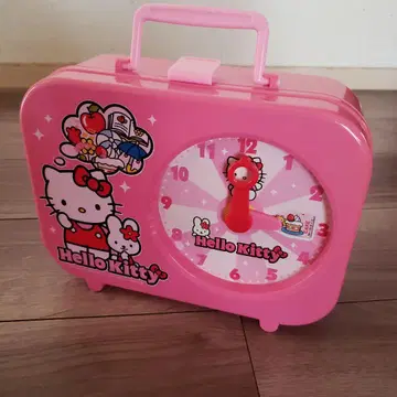 산리오 헬로키티 수동 완구 시계 포함 보관 케이스 헤이세이 레트로