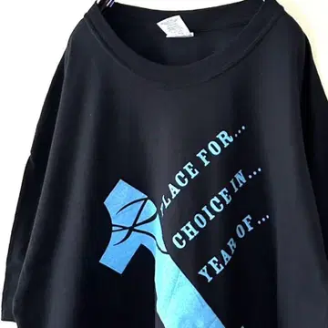 저지 1 플레이스 초이스 이어 티셔츠 XL 블랙 검정 구제 의류
