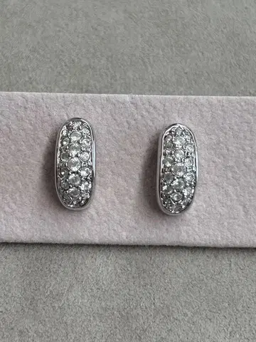 스와로브스키 SWAROVSKI 파베 귀걸이