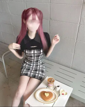 michellMacaron 이모짱 check 앙상블 원피스 F