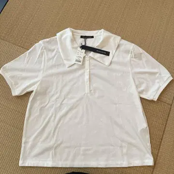 mizuiro ind 화이트 피케 셔츠