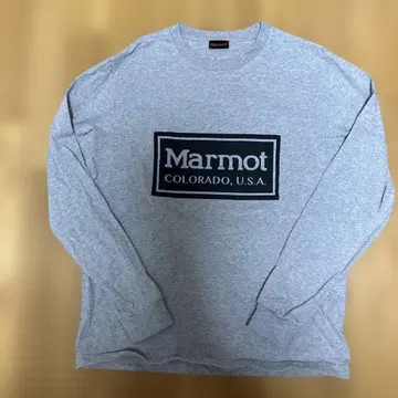 Marmot 그레이 긴팔 티셔츠