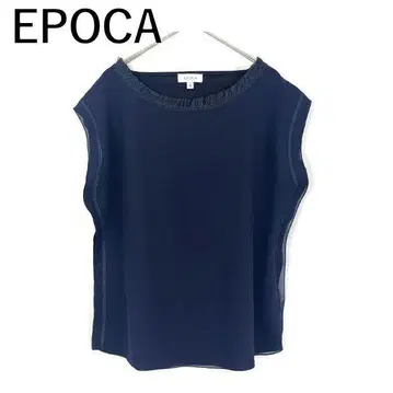 에포카 EPOCA 프렌치 슬리브 티셔츠 프린지 네이비 네이비