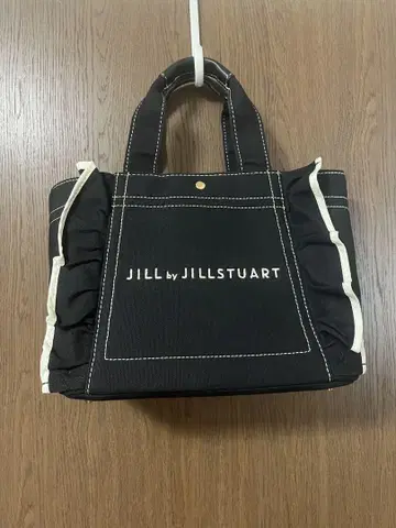 JILL by JILL STUART 프릴 토트백 블랙 소형
