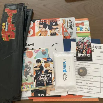 하이큐 팬 파크 입장 특전 방문객 기념품 특전
