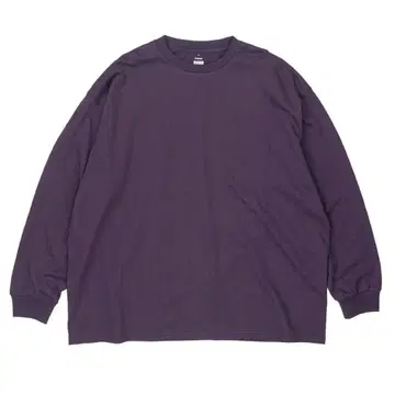그라프페이퍼 L/S 오버사이즈 티셔츠 PURPLE