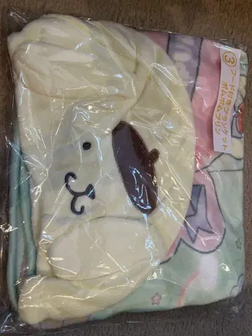 산리오 당첨 복권 후드 부착 담요