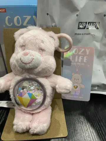팝마트 케어 베어 COZY LIFE 봉제 인형 시크릿