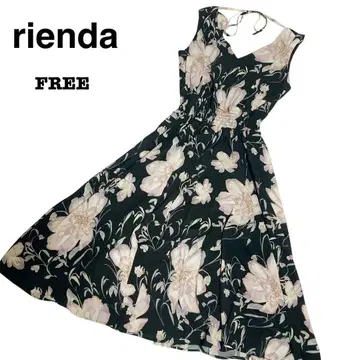 rienda 꽃무늬 슬리브리스 원피스 FREE 리엔다
