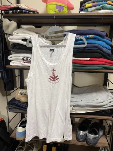 Armani Jeans 화이트 탱크탑 M 사이즈