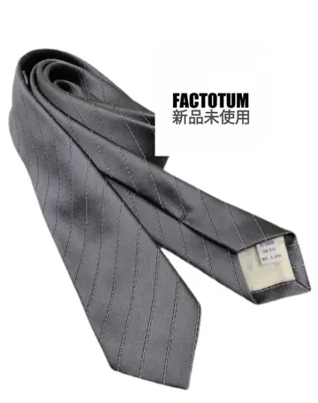 미사용 새상품 FACTOTUM SILK100% 넥타이