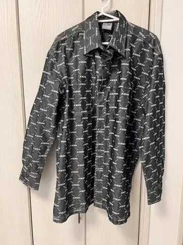 JOKER 올 패턴 프린트 긴팔 셔츠 2XL