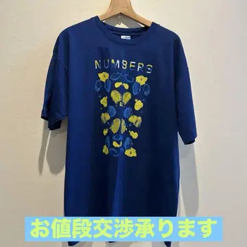 NUMBERS edition 네이비 티셔츠