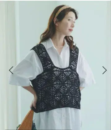 스튜디오 클립 크로셰 레이스 뷔스티에 블랙 베스트