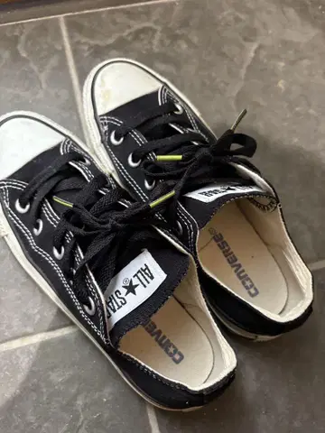 CONVERSE ALL STAR 블랙 스니커즈 23