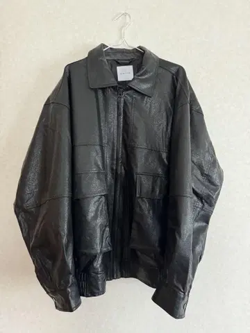 FREAK'S STORE 페이크 블랙 가죽 아우터