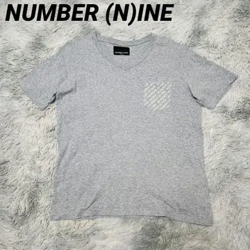 NUMBER (N)INE 넘버나인 포켓 티셔츠 포켓 티 그레이