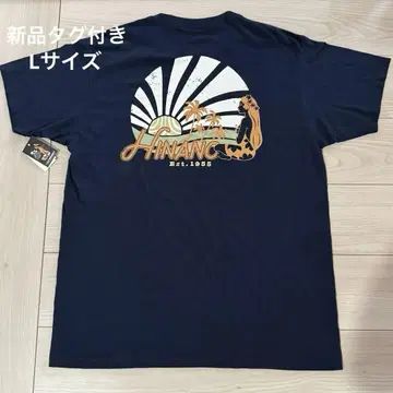 HINANO TAHITI 티셔츠 L 사이즈 네이비