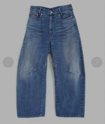R3631 커브 솔기 턱 팬츠