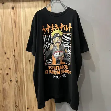 NARUTO 나루토 티셔츠 구제 의류 캐릭터 티셔츠 캐릭터 티 XL