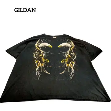 구제 의류 GILDAN 반팔 티셔츠 이글 썬더 빅 사이즈 00s~