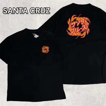 00s SANTA CRUZ 티셔츠 [2XL] 레어 디자인 백 프린트