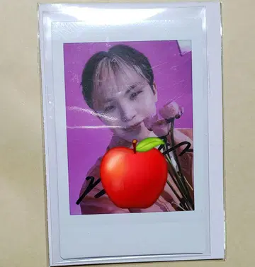 SEVENTEEN 우지 친필 사인 포함 인스턴트 사진 HANABI