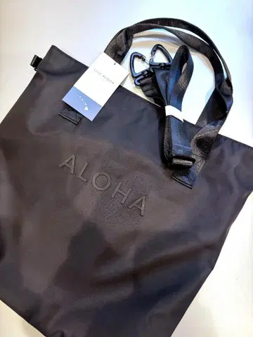 일본 미입고 ALOHA 로고 토트백 미사용 새상품