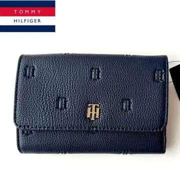 Tommy Hilfiger 3단 폴더형 지갑 네이비