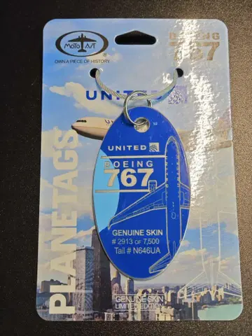 유나이티드 항공 Planetags B767-300ER 콤비 색상