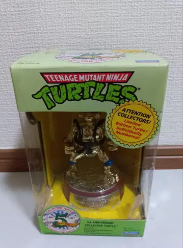 TMNT 터틀즈 피규어 플레이메이트 5주년 골드 레오나르도
