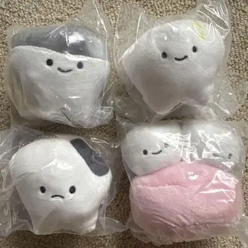 쿠오리아 니코리 리노 치아 마스코트 묶음 판매 칫솔 봉제 인형 3개