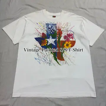 1990년대 빈티지 아트 티셔츠 USA제
