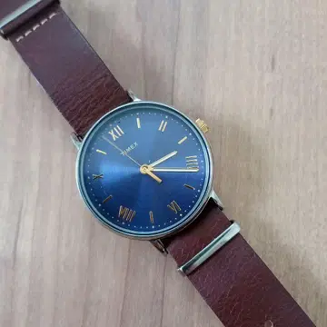 TIMEX 네이비 블루 손목시계