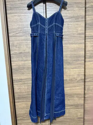 AndCouture 데님 롱 원피스