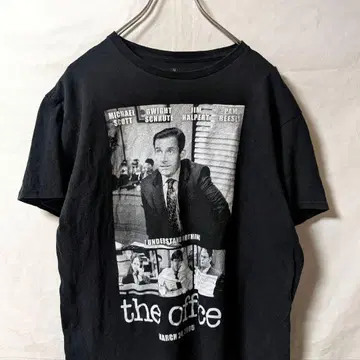 the office 오피스 포토 프린트 티셔츠 e