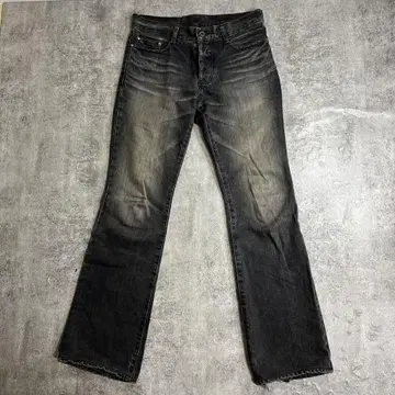 y2k 5351 pour les hommes 블랙 데님 부츠 컷