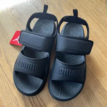 푸마 SOFTRIDEPRO 샌들 24 27.0CM 블랙